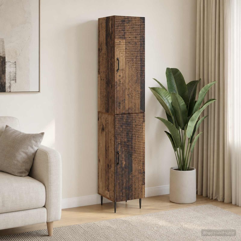 Ensemble de Meubles 2 pcs Bois ancien 33 x 34,5 x 89,5 cm 583945583945