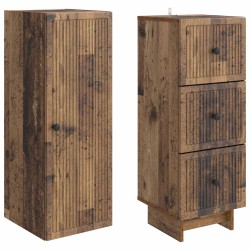 Ensemble de Meubles 2 pcs Bois ancien 33 x 34,5 x 90 cm 583947583947