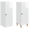 Ensemble de Meubles 2 pcs Blanc brillant Bois d'ingénierie 583952583952