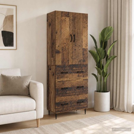 Ensemble de Meubles 2 pcs Bois ancien 66 x 34,5 x 90 cm 583953583953