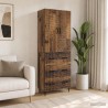 Ensemble de Meubles 2 pcs Bois ancien 66 x 34,5 x 90 cm 583953583953