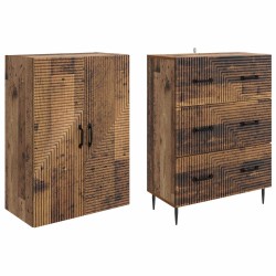Ensemble de Meubles 2 pcs Bois ancien 66 x 34,5 x 90 cm 583953583953