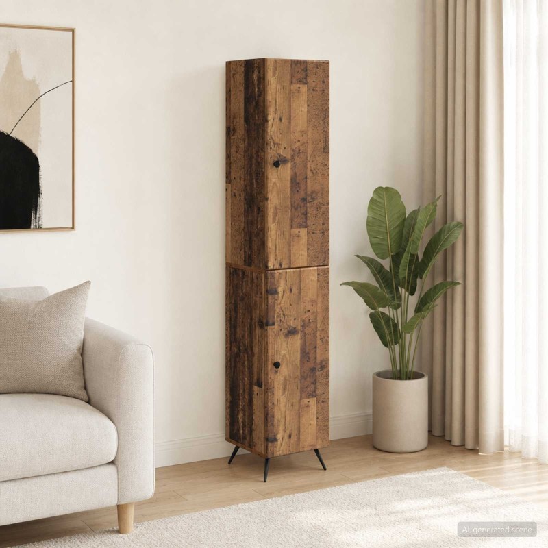 Ensemble de Meubles 2 pcs Bois ancien Bois d'ingénierie 583955583955
