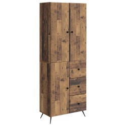Ensemble de Meubles 2 pcs Bois ancien Bois d'ingénierie 583957583957