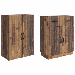 Ensemble de Meubles 2 pcs Bois ancien Bois d'ingénierie 583958583958