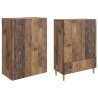 Ensemble de Meubles 2 pcs Bois ancien Bois d'ingénierie 583959583959