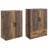Ensemble de Meubles 2 pcs Bois ancien Bois d'ingénierie 583960583960
