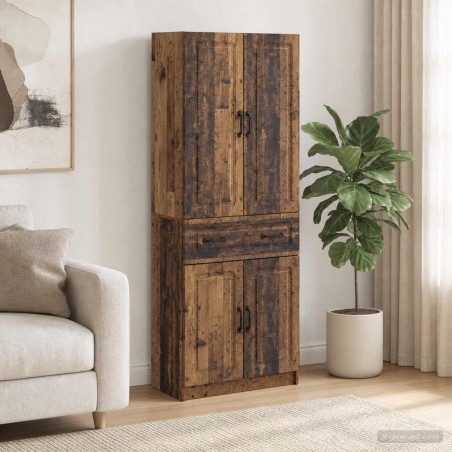 Ensemble de Meubles 2 pcs Bois ancien Bois d'ingénierie 583961583961