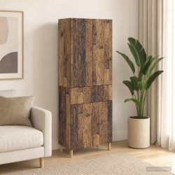 Ensemble de Meubles 2 pcs Bois ancien Bois d'ingénierie 583962583962