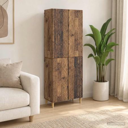 Ensemble de Meubles 2 pcs Bois ancien Bois d'ingénierie 583963583963