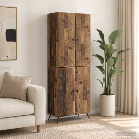 Ensemble de Meubles 2 pcs Bois ancien Bois d'ingénierie 583964583964