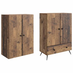 Ensemble de Meubles 2 pcs Bois ancien Bois d'ingénierie 583965583965