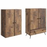 Ensemble de Meubles 2 pcs Bois ancien Bois d'ingénierie 583965583965