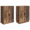 Ensemble de Meubles 2 pcs Bois ancien Bois d'ingénierie 583966583966