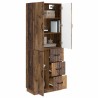 Ensemble de Meubles 2 pcs Bois ancien Bois d'ingénierie 583967583967