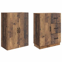 Ensemble de Meubles 2 pcs Bois ancien Bois d'ingénierie 583967583967