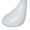 Table basse avec dessus de table en verre rond Blanc brillant  584003584003