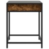 Table basse avec LED Infinity chêne fumé 40x40x51 cm 584006584006