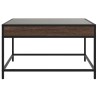 Table basse avec LED infini chêne marron 70x50x41 cm 584007584007