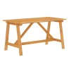 Ensemble à manger de jardin 7 pcs Bois d'acacia solide 584008584008