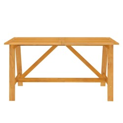 Ensemble à manger de jardin 7 pcs Bois d'acacia solide 584008584008