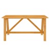 Ensemble à manger de jardin 7 pcs Bois d'acacia solide 584008584008