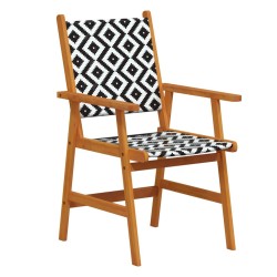 Ensemble à manger de jardin 7 pcs Bois d'acacia solide 584008584008