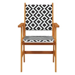 Ensemble à manger de jardin 7 pcs Bois d'acacia solide 584008584008