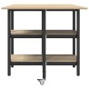 Table à dîner 122 x 80 x 76,5 cm Bois d'ingénierie Chêne Sonoma 584011584011