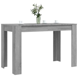 Table à dîner sonoma gris 120x60x76 cm bois d'ingénierie 584012584012