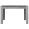 Table à dîner sonoma gris 120x60x76 cm bois d'ingénierie 584012584012