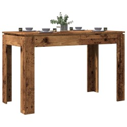 Table à manger vieux bois 120x60x76 cm bois d'ingénierie 584015584015