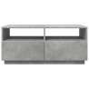 Table basse avec lumières LED gris béton 90x49x40 cm 584018584018