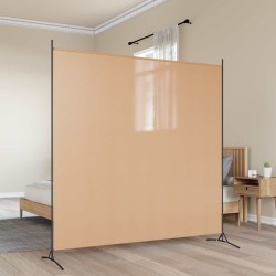 Diviseur de pièce à panneau unique Beige 175 x 180 cm Tissu 584021584021