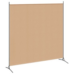 Diviseur de pièce à panneau unique Beige 175 x 180 cm Tissu 584021584021