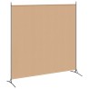 Diviseur de pièce à panneau unique Beige 175 x 180 cm Tissu 584021584021