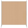 Diviseur de pièce à panneau unique Beige 175 x 180 cm Tissu 584021584021