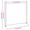Diviseur de pièce à panneau unique Beige 175 x 180 cm Tissu 584021584021
