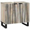 Ensemble d'armoire de salle de bain 2 pcs Blanc 584022584022