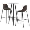 Ensemble de bar 3 pcs Tissu Gris foncé 584024584024