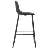 Ensemble de bar 3 pcs Tissu Gris foncé 584024584024