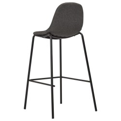 Ensemble de bar 3 pcs Tissu Gris foncé 584024584024