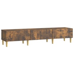 Meuble TV Chêne fumé 147 x 34,5 x 30 cm Bois d'ingénierie 584037584037