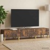Meuble TV Chêne fumé 147 x 34,5 x 30 cm Bois d'ingénierie 584037584037