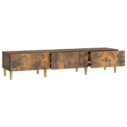 Meuble TV Chêne fumé 147 x 34,5 x 30 cm Bois d'ingénierie 584037584037