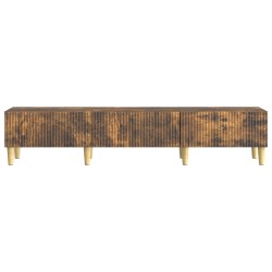 Meuble TV Chêne fumé 147 x 34,5 x 30 cm Bois d'ingénierie 584037584037