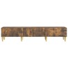 Meuble TV Chêne fumé 147 x 34,5 x 30 cm Bois d'ingénierie 584037584037