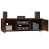Meuble TV Chêne fumé 120x40,5x35 cm Bois d'ingénierie 584038584038