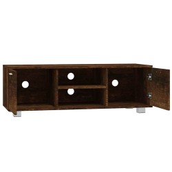 Meuble TV Chêne fumé 120x40,5x35 cm Bois d'ingénierie 584038584038