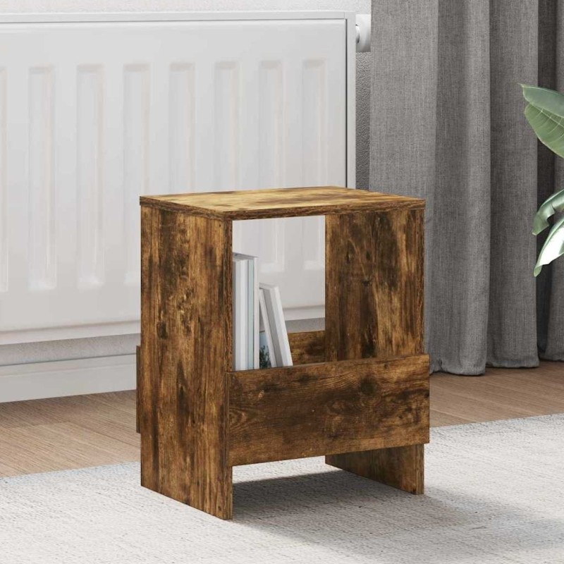 Étagère à magazines 2 pcs Chêne fumé 35 x 30 x 45 cm 584041584041